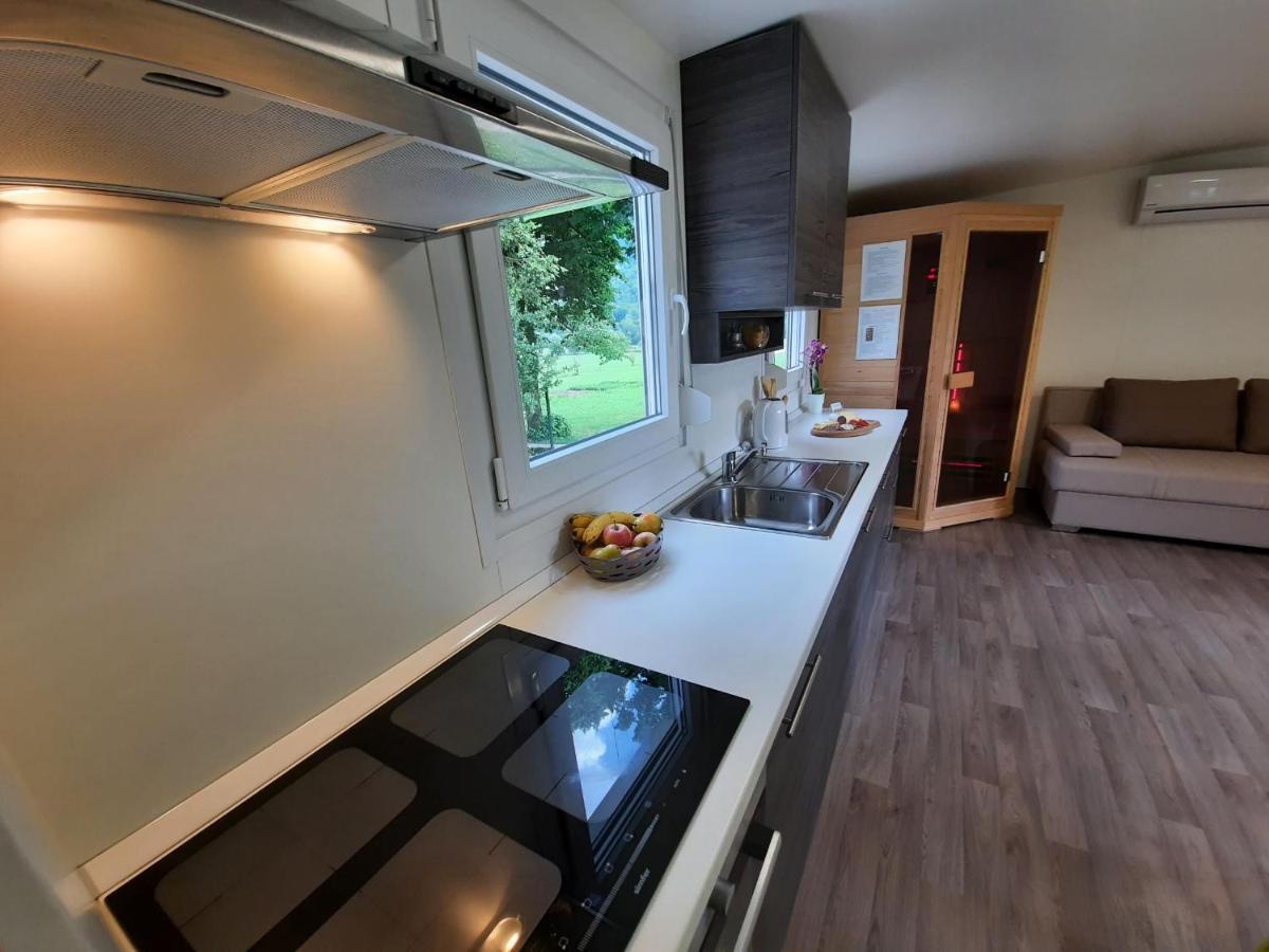 Chalet And Apartment Zonir With Sauna Кобарид Экстерьер фото