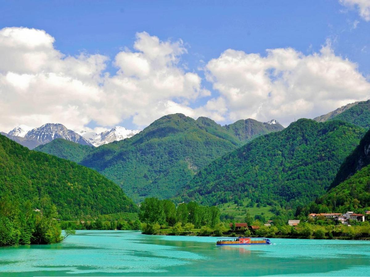Chalet And Apartment Zonir With Sauna Кобарид Экстерьер фото